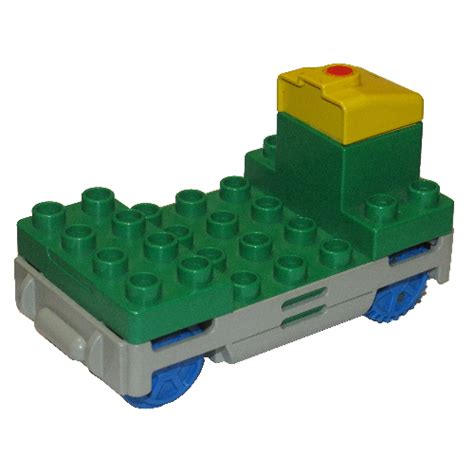 Lego Part 2961bc02 Duplo Train Locomotive Base With Battery Compartment