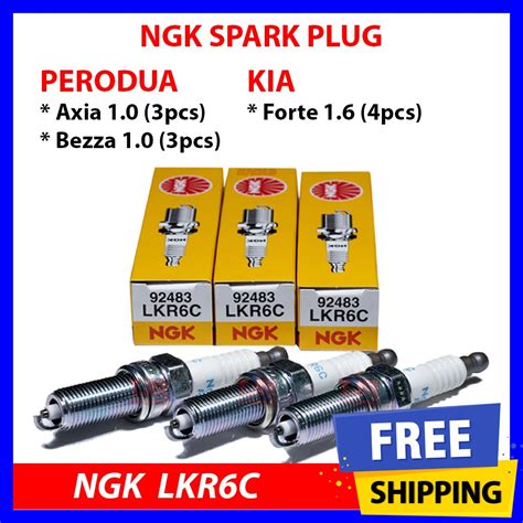 Original Ngk Spark Plug Lkr C Pcs Perodua Axia Bezza