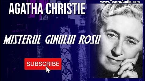 Misterul Ginului Rosu Agatha Christie YouTube