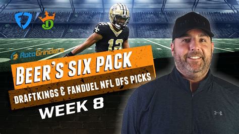 Draftkings And Fanduel Nfl Picks Week 8 Dfs 6 Pack Win Big Sports