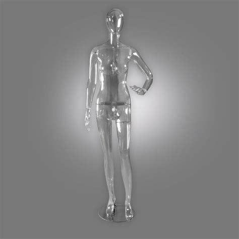 Translucent Clear Full Body Female Mannequins M M