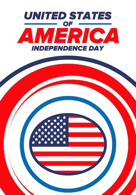 Dia da Independência nos Estados Unidos da América o quarto de julho