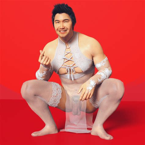 Lingerie Guy 3D Render Digital Art By Moon Cakes