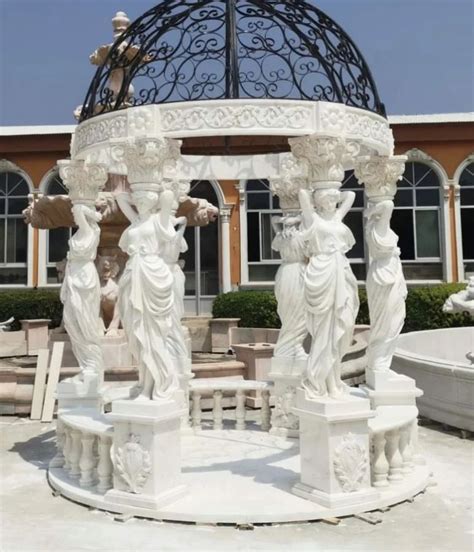 Outdoor White Marble Gazebo At Rs 621000 Sandstone Gazebo In Makrana