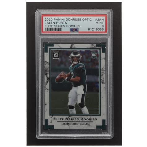 Jalen Hurts Donruss Optic Rookie Elite Series Psa