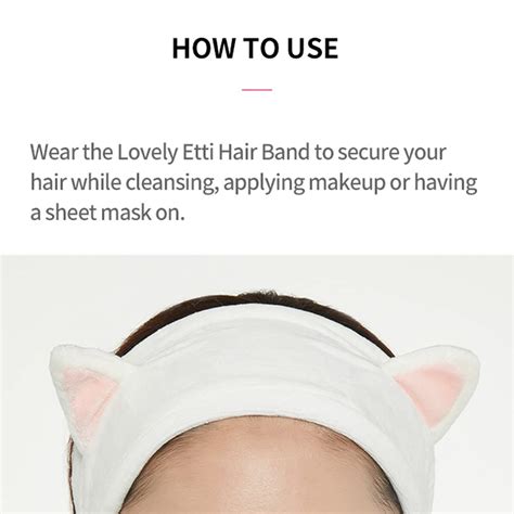 Etude My Beauty Tool Lovely Etti Hairband Secret Skin Buy Online