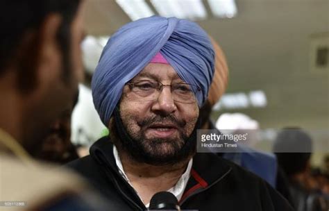 Congress Leader Amarinder Singh after the Press Conference | Veethi