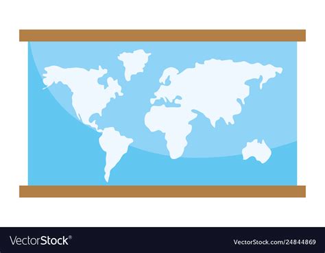 World map cartoon Royalty Free Vector Image - VectorStock