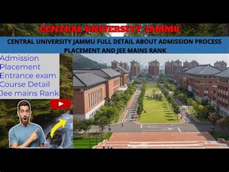 Central University Of Jammu Ll Admission Details Ll Full Information