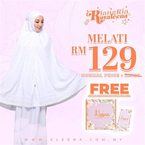 Clearance Stock Melati 2 0 TELEKUNG ALEENA 100 ORIGINAL READYSTOCK