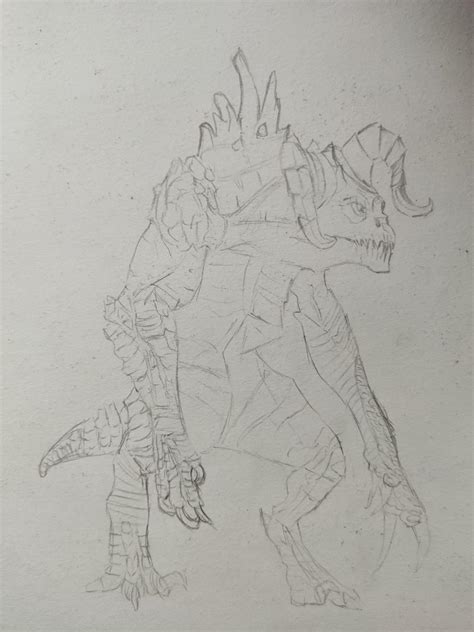 Deathclaw Fan Art By Me Rfo4