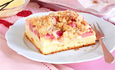 Rhabarberkuchen Mit Streusel Rezept GUSTO AT