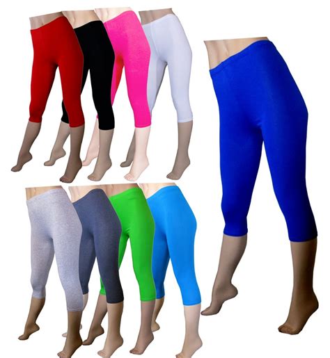 Legginsy getry 3 4 rybaczki XXXL bawełniane kolory 6831763812