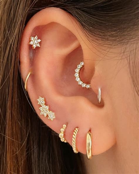 Best Ear Piercing Ideas Assolari Earings Piercings Ear Jewelry