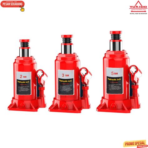 Dikirim Dari Tangerang Universal Bottle Hydraulic Jack Dongkrak