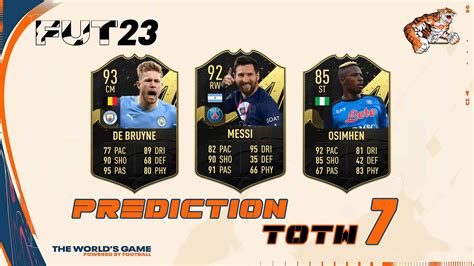 TOTW 7 Predictions FIFA 23 Team Of The Week Potential New In Form