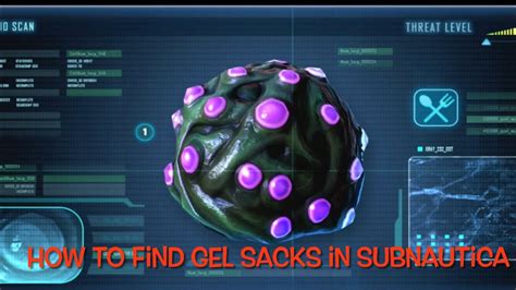 How To Find Gel Sacks In Subnautica Youtube