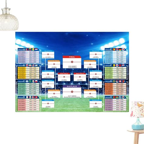 Buy Aelevate World Soccer Cup Wall Chart World Soccer Game World