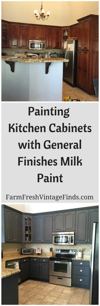 Painting Kitchen Cabinets With General Finishes Milk Paint Diy