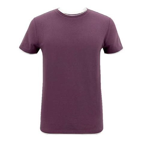 Playera George Talla Ch Sustentable Cuello Redondo Manga Corta Morada