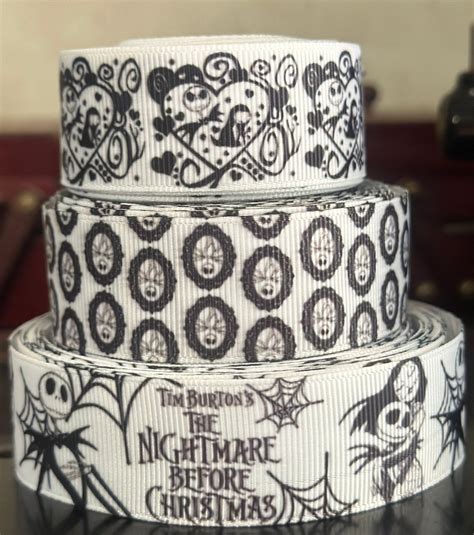 Jack And Sally Grosgrain Ribbon Etsy