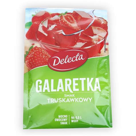 Delecta Galaretka Truskawka Smak Truskawkowy G