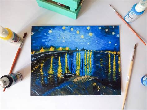 𝐀𝐑𝐓𝐄 Vincent Van Gogh Starry Night Artwork Mars Stars Work Of