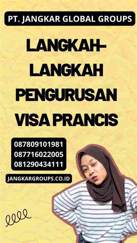 Langkah Langkah Pengurusan Visa Prancis Jangkar Global Groups