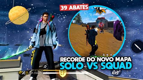 Joguei No Novo Mapa Do Free Fire E J Bati O Record De Kills Youtube