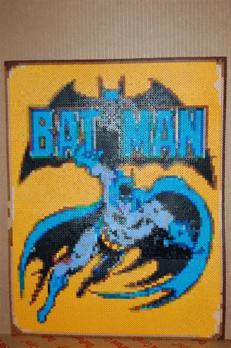 Batman Perler Bead Art Made By Me Amanda Wasend Perler Bead Art