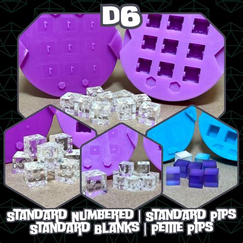 Silicone Dice Molds Nano Lab Maker