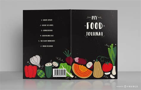 Descarga Vector De Diseño De Portada De Libro My Food Journal