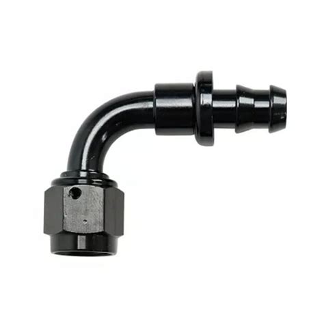 8an 90 Degree Push Lock Hose Fitting Female Swivel Push On Adapter Lock Hose Barb