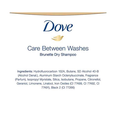 Dove Care Between Washes Brunette Dry Shampoo 5oz