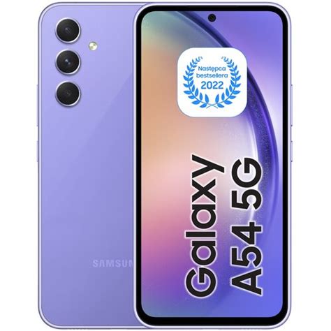 SAMSUNG Galaxy A54 8 128GB 5G 6 4 120Hz Fioletowy SM A546 Smartfon