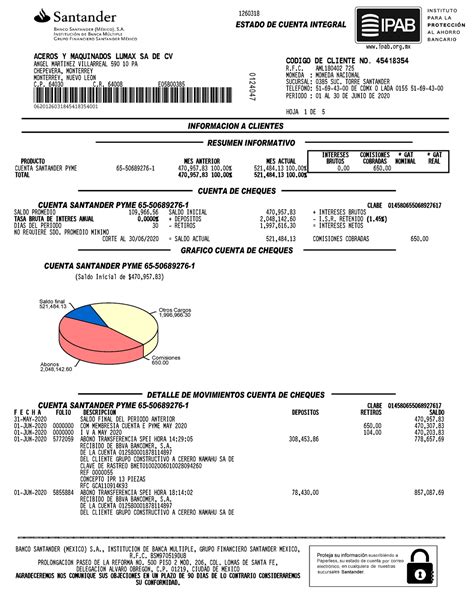 Estado De Cuenta Bancaria