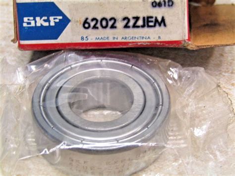 Skf 6202 2z Jem 6202 Zz 15mm X 35mm X 11mm Metal Shielded Bearing Ebay