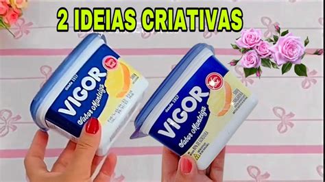 2 IDEIAS INCRÍVEIS POTES DE MARGARINA VOCÊ VAI CORRER PARA FAZER