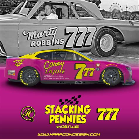 2022 Corey Lajoie Stacking Pennies Throwback Camaro