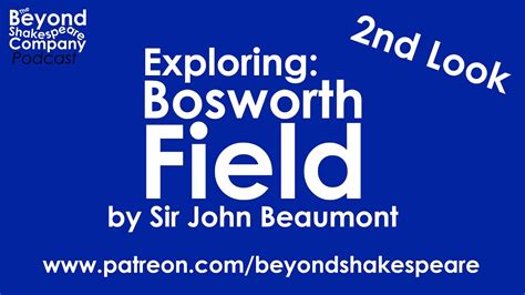 Bosworth Field By Sir John Beaumont Second Look Beyond Shakespeare Exploring Session Youtube