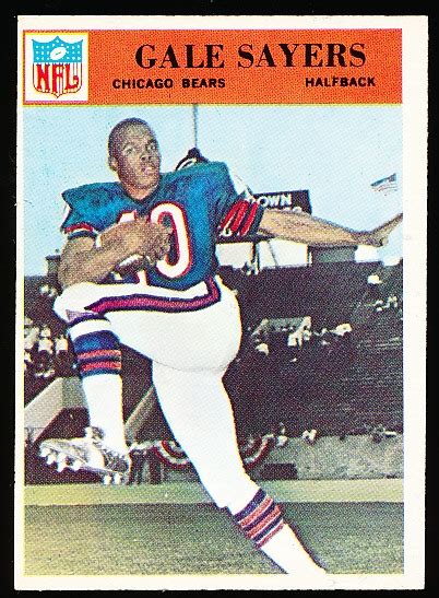 Lot Detail 1966 Philly Football 38 Gale Sayers RC