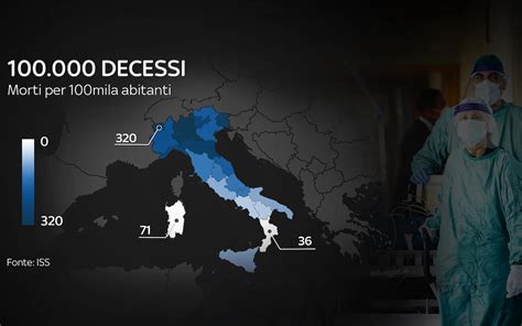 Covid Più Di 100mila Morti In Italia Distribuzione Geografica Ed Età