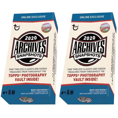 Topps Archives Snapshots Baseball Checklist Set Info Buy Boxes