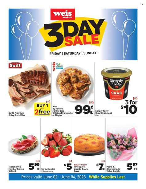 Weis Markets Current Sales - Weekly Ads Online