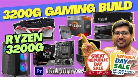 Amd Ryzen 3 3200g Pc Build🔥gaming Pc Build Under 20000🔥ryzen 3 3200g Pc Build Under 20k🔥20k Pc