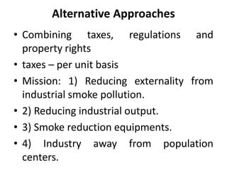 Economics Of Externalities And Pollution Abatement Ppt