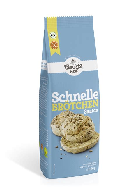 Bauck M Hle Schnelle Br Tchen Saaten Glutenfrei Bio X G Online Kaufen