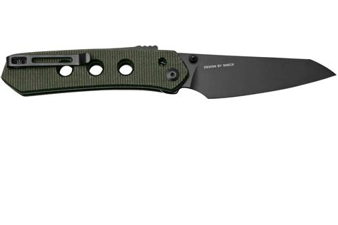 Civivi Vision Fg C Green Micarta Black Nitro V Blade Zakmes