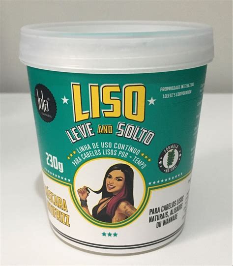 Lola Cosmetics Liso Leve And Solto M Scara Antifrizz G Cosm Tico