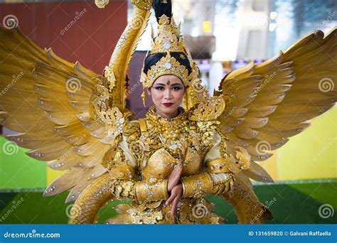 Jakarta September 5 2018 Portrait Of Beautiful Woman In South East